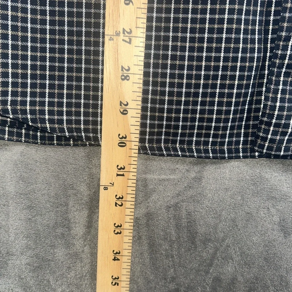 The North Face Shirt Mens M Multicolor Check Travel Hiking Zip Pocket
